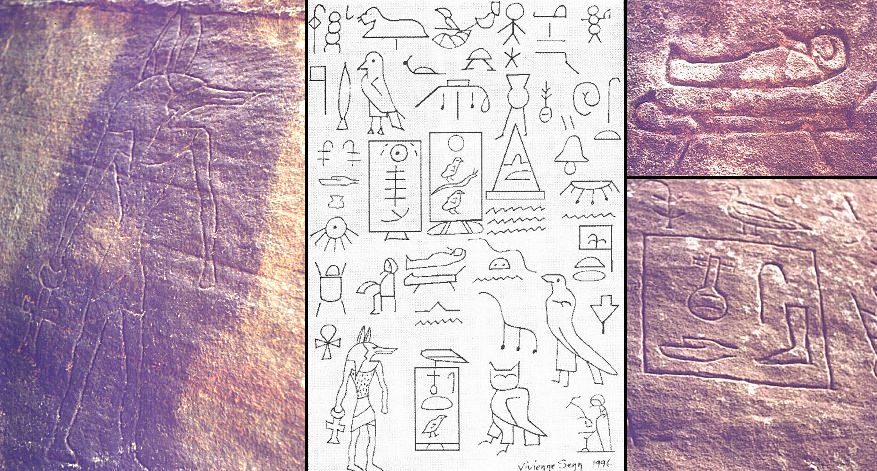 Hieroglyphs in Australia